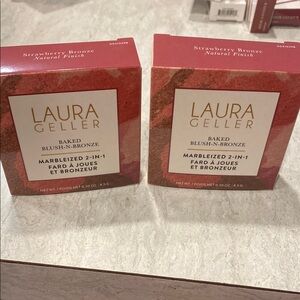 Laura Geller Baked Blush-N-Bronze in Strawberry Bronze